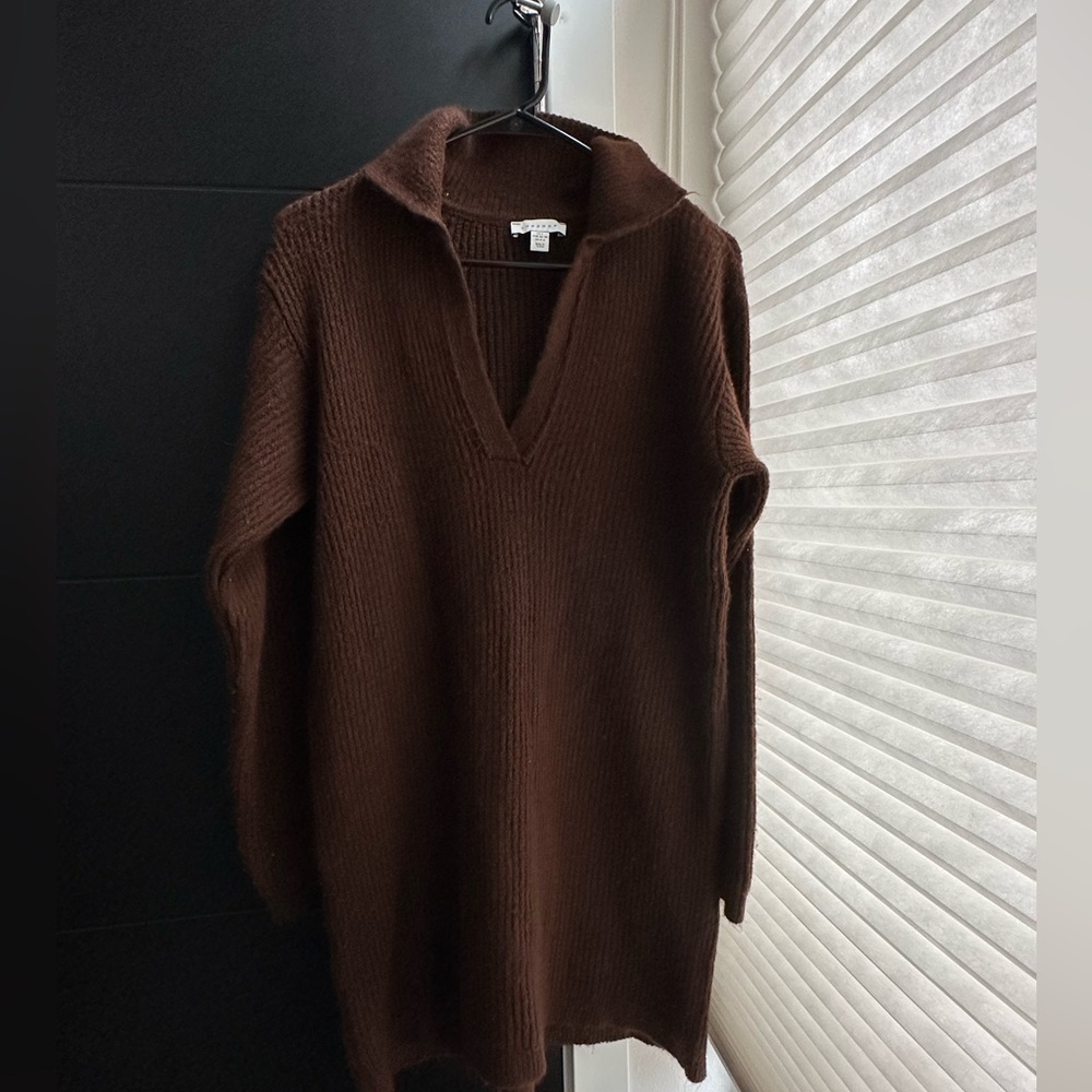 Topshop knit sweater dress